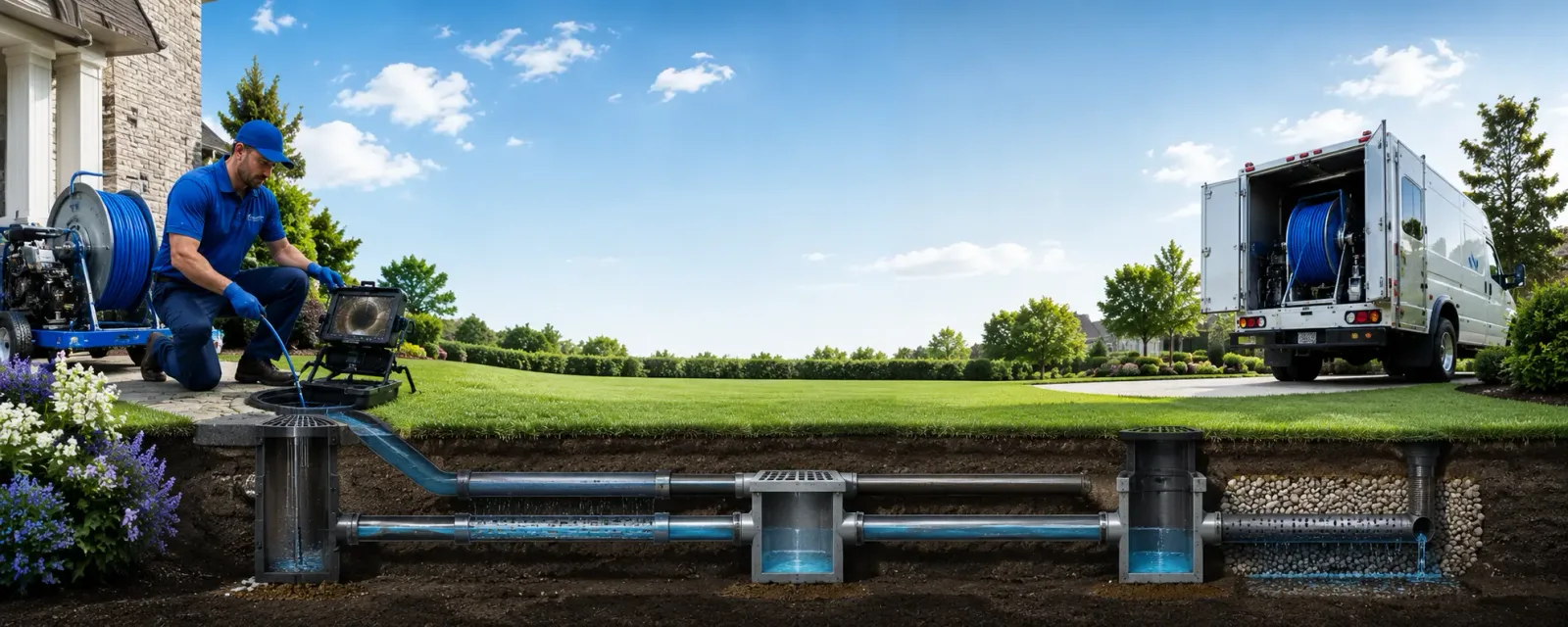 Outdoor drain cleaning information for Sharpsville, PA